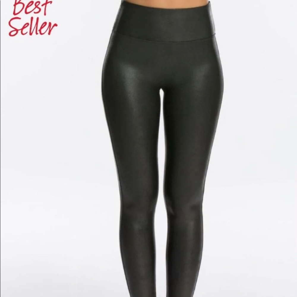 <SOLD> Spanx faux leather leggings